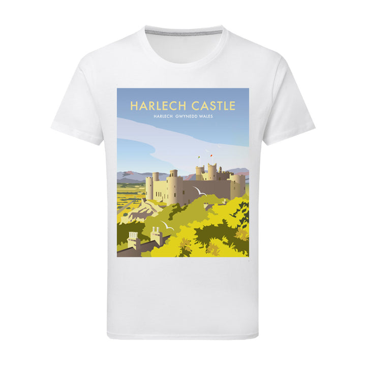 Harlech Castle T-Shirt by Dave Thompson