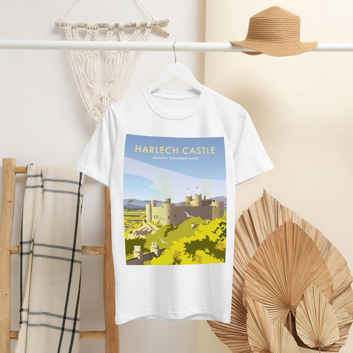 Harlech Castle T-Shirt by Dave Thompson