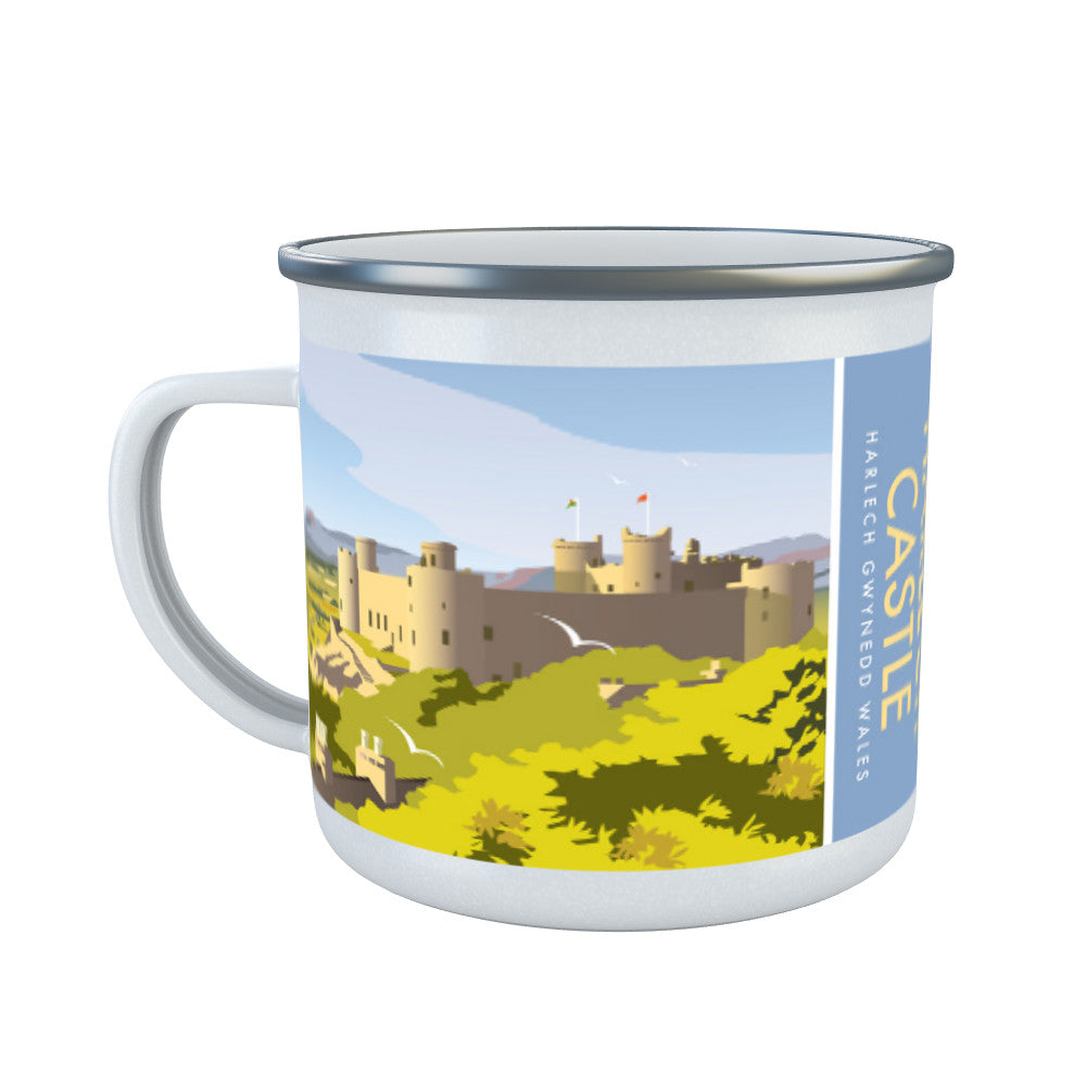 Harlech Castle Enamel Mug