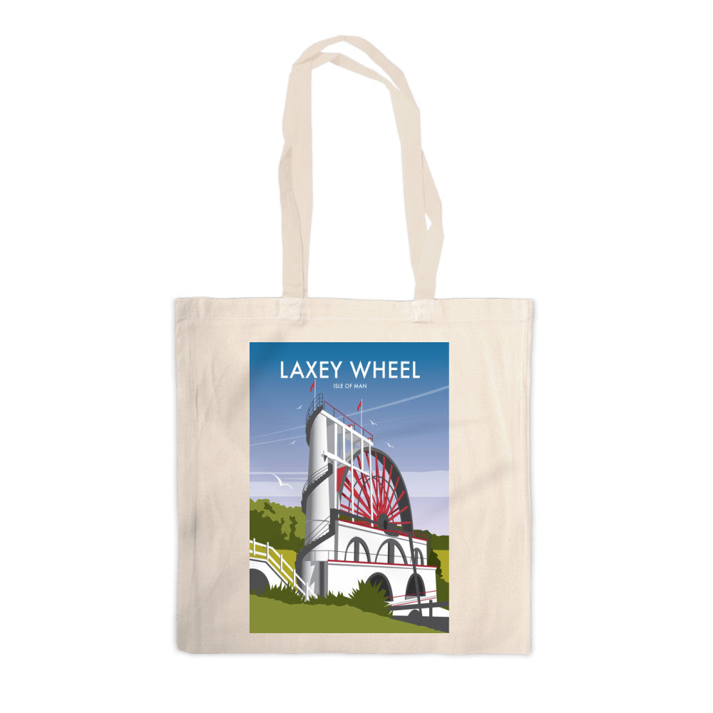 Laxey Wheel, Isle of Man Canvas Tote Bag