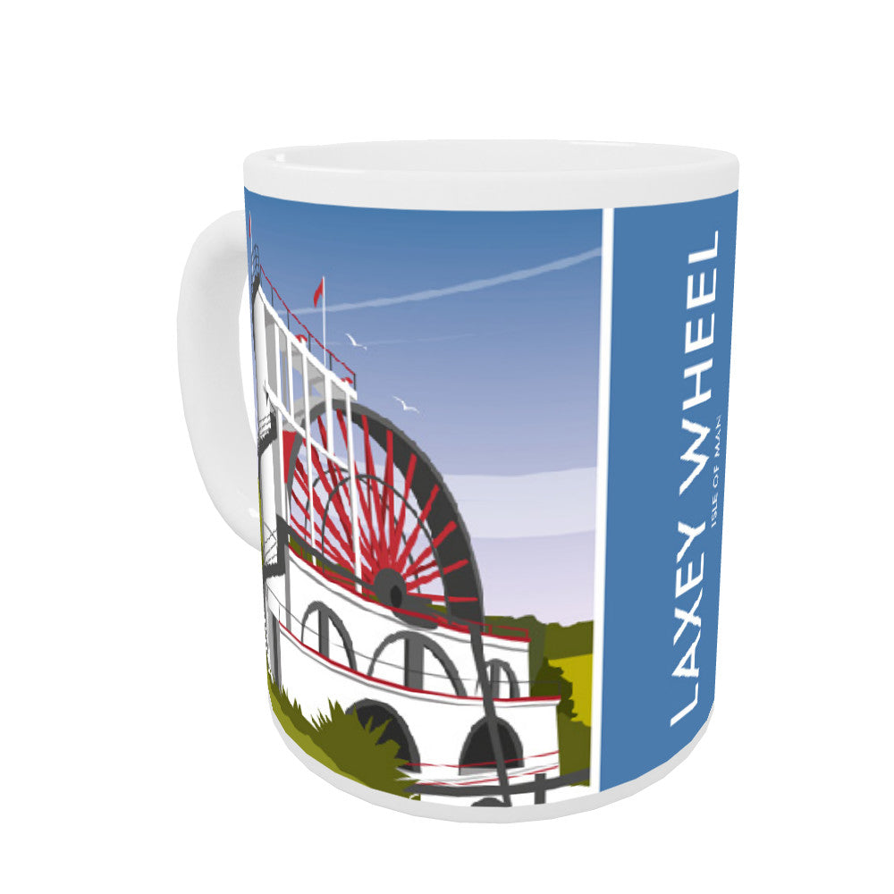 Laxey Wheel, Isle of Man Coloured Insert Mug