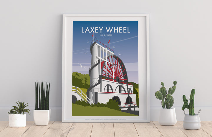 Laxey Wheel, Isle of Man - Art Print