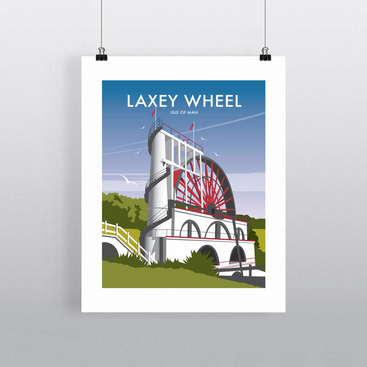 Laxey Wheel, Isle of Man Fine Art Print