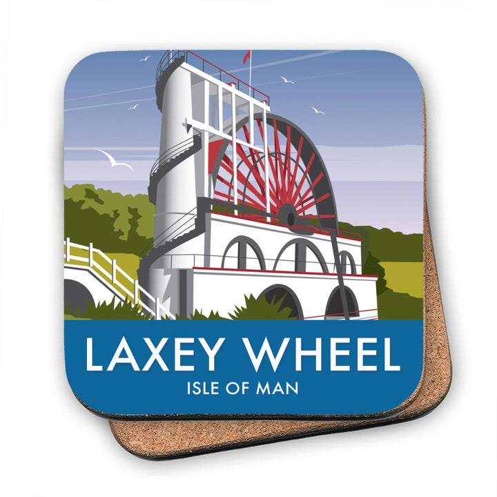 Laxey Wheel, Isle of Man MDF Coaster
