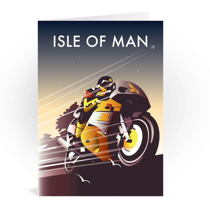 Isle of Man Racer Greeting Card 7x5