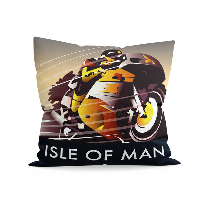 Isle of Man Racer Fibre Filled Cushion