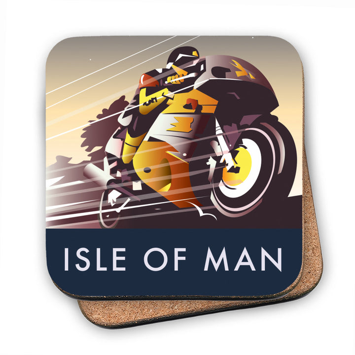 Isle of Man Racer MDF Coaster