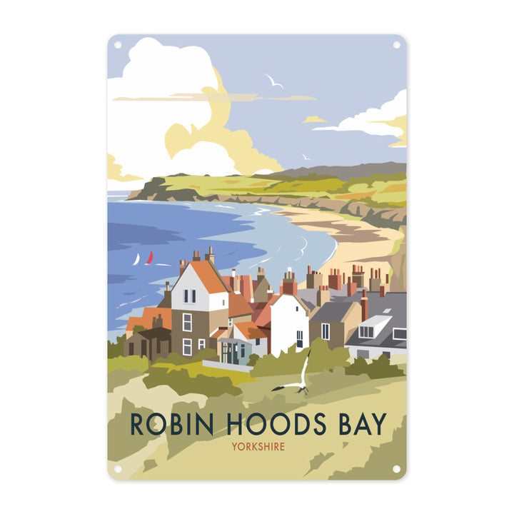 Robin Hoods Bay Metal Sign