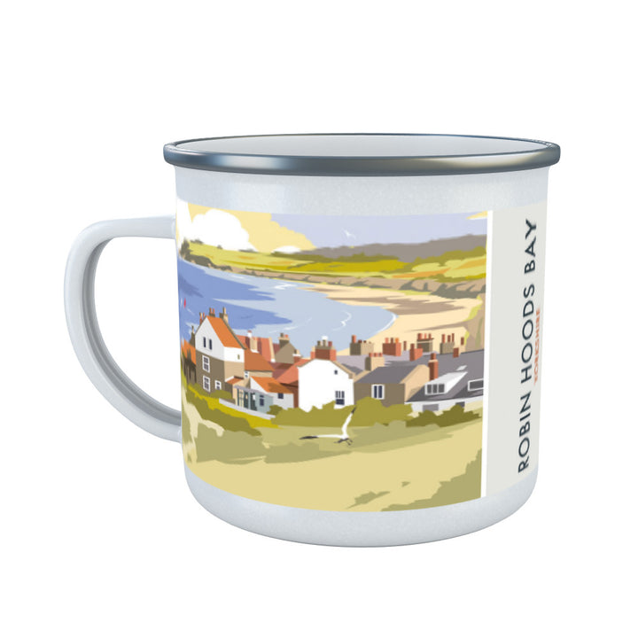 Robin Hoods Bay Enamel Mug