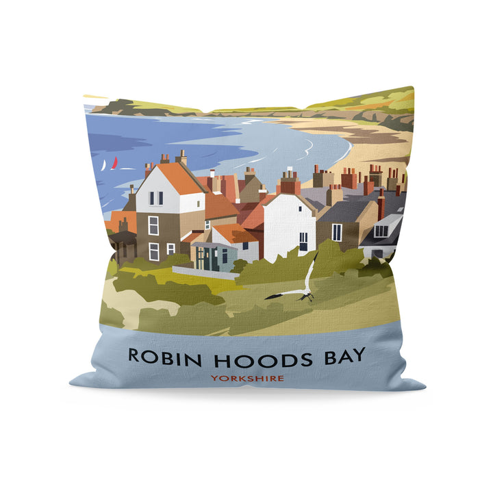 Robin Hoods Bay Fibre Filled Cushion