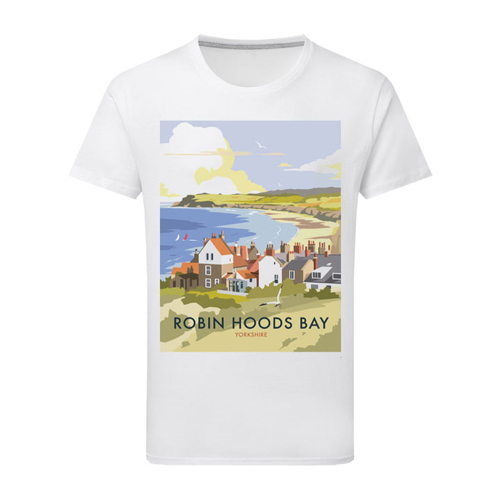 Robin Hoods Bay T-Shirt by Dave Thompson