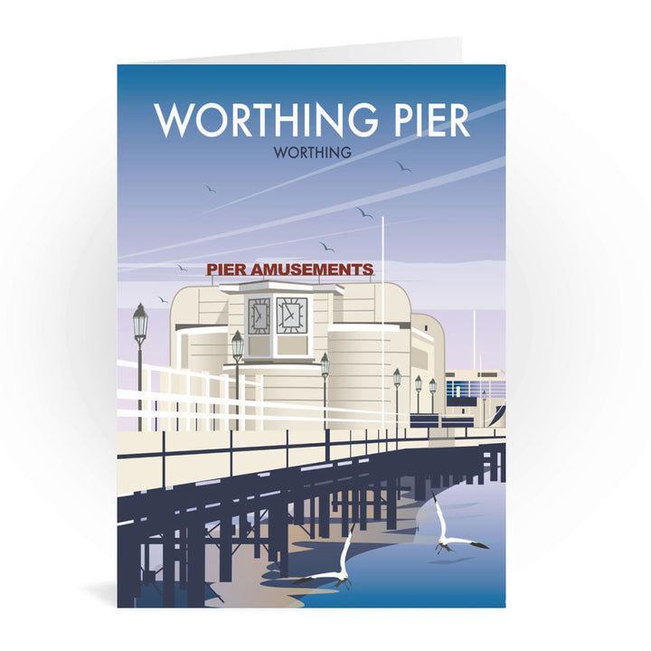 Worthing Pier Greeting Card 7x5