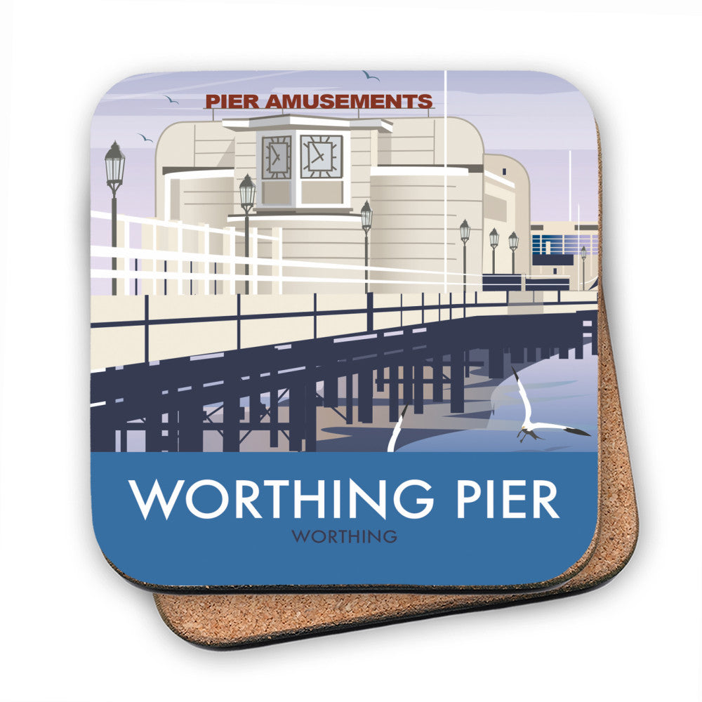 Worthing Pier MDF Coaster