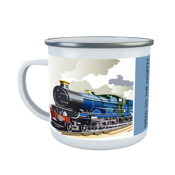 Speed to the North Enamel Mug