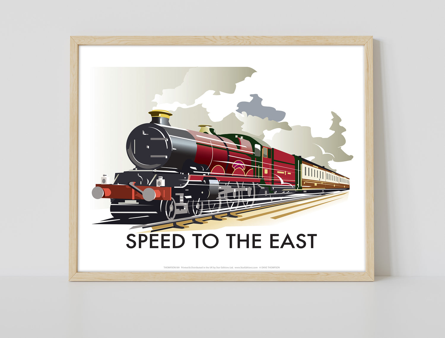 Speed to the East - Art Print