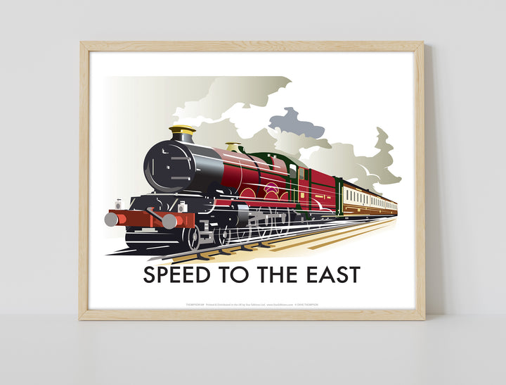 Speed to the East - Art Print