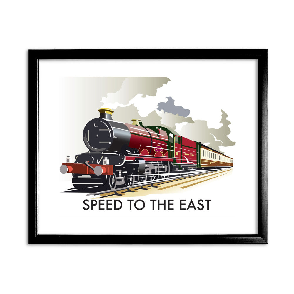 Speed to the East - Art Print