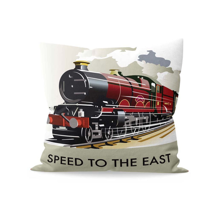 Speed to the East Fibre Filled Cushion