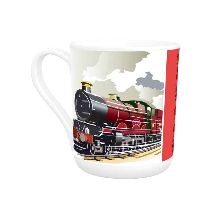 Speed to the East Bone China Mug