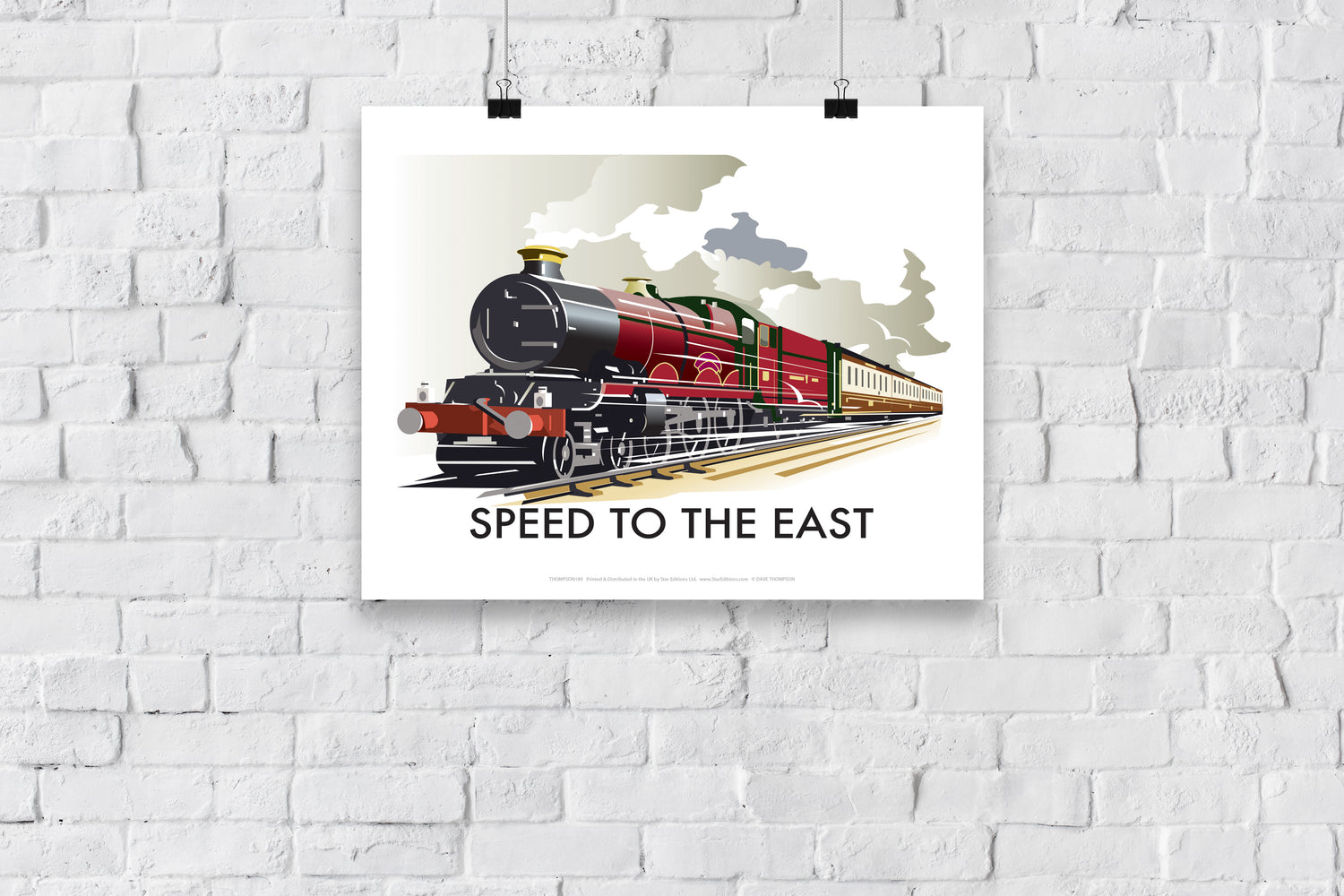 Speed to the East - Art Print