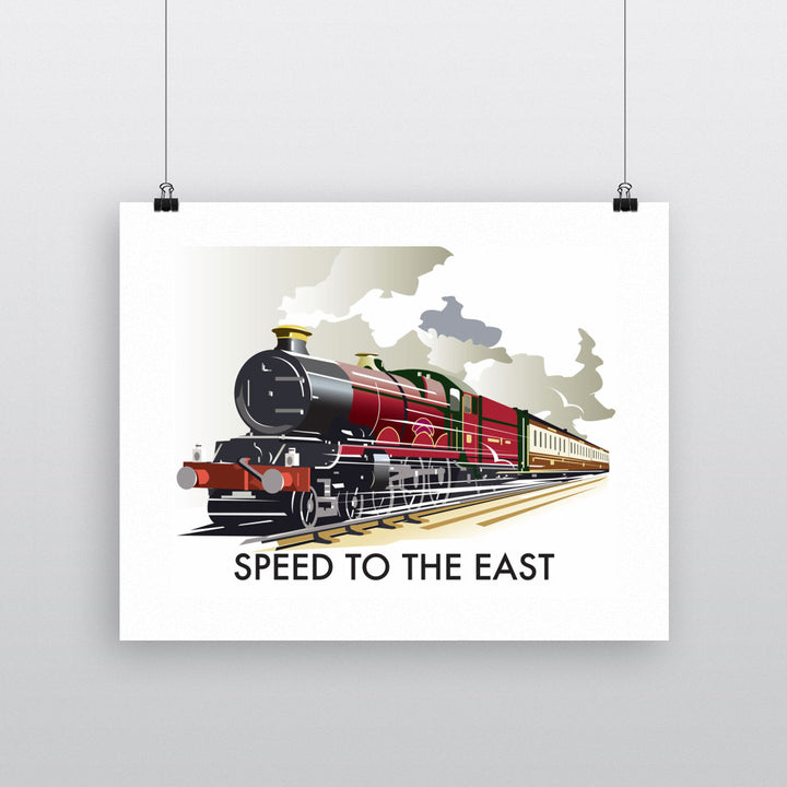 Speed to the East Fine Art Print