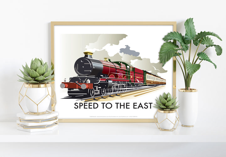 Speed to the East - Art Print