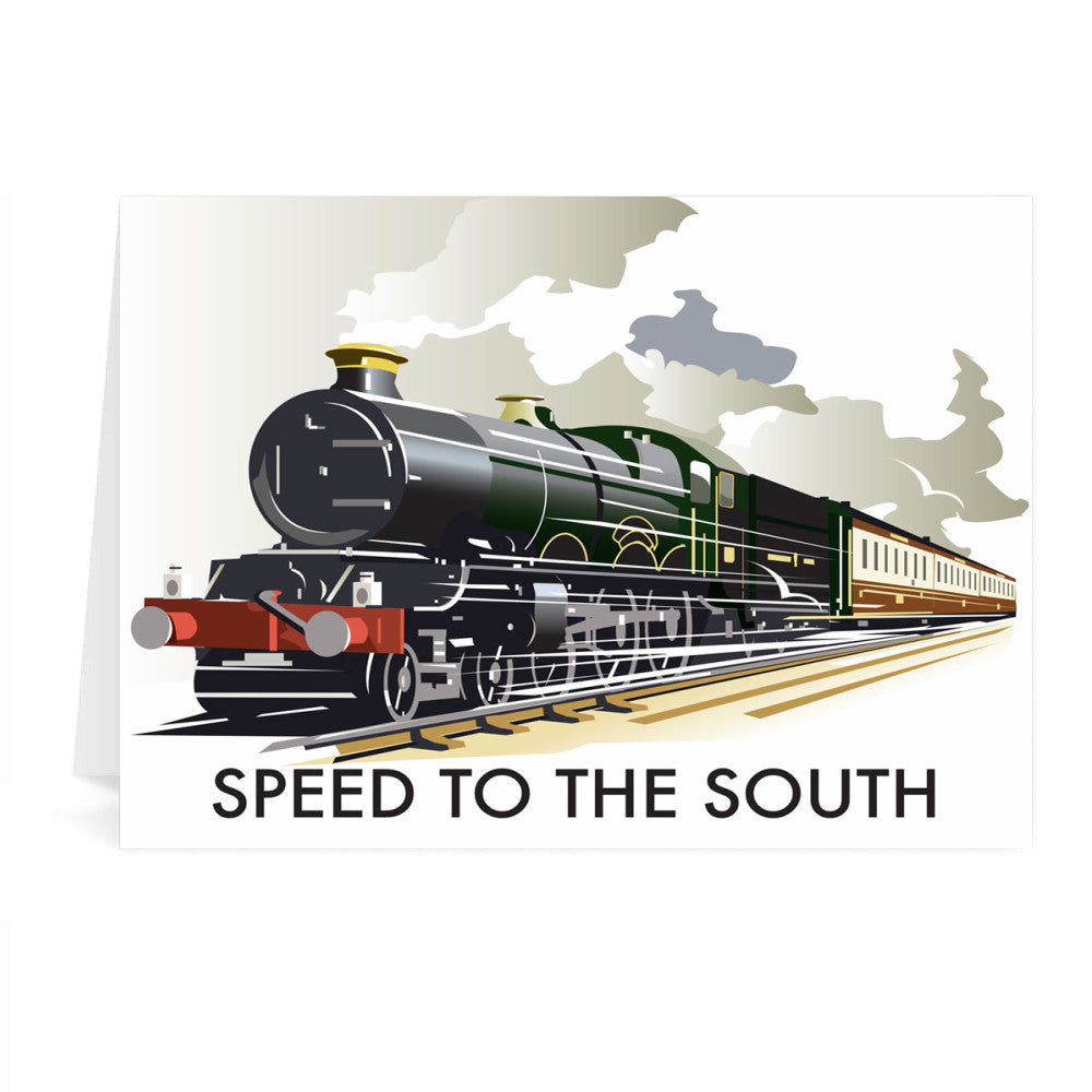 Speed to the South Greeting Card 7x5