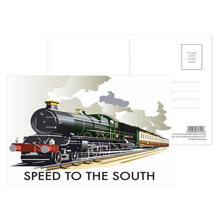 Speed to the South Postcard Pack