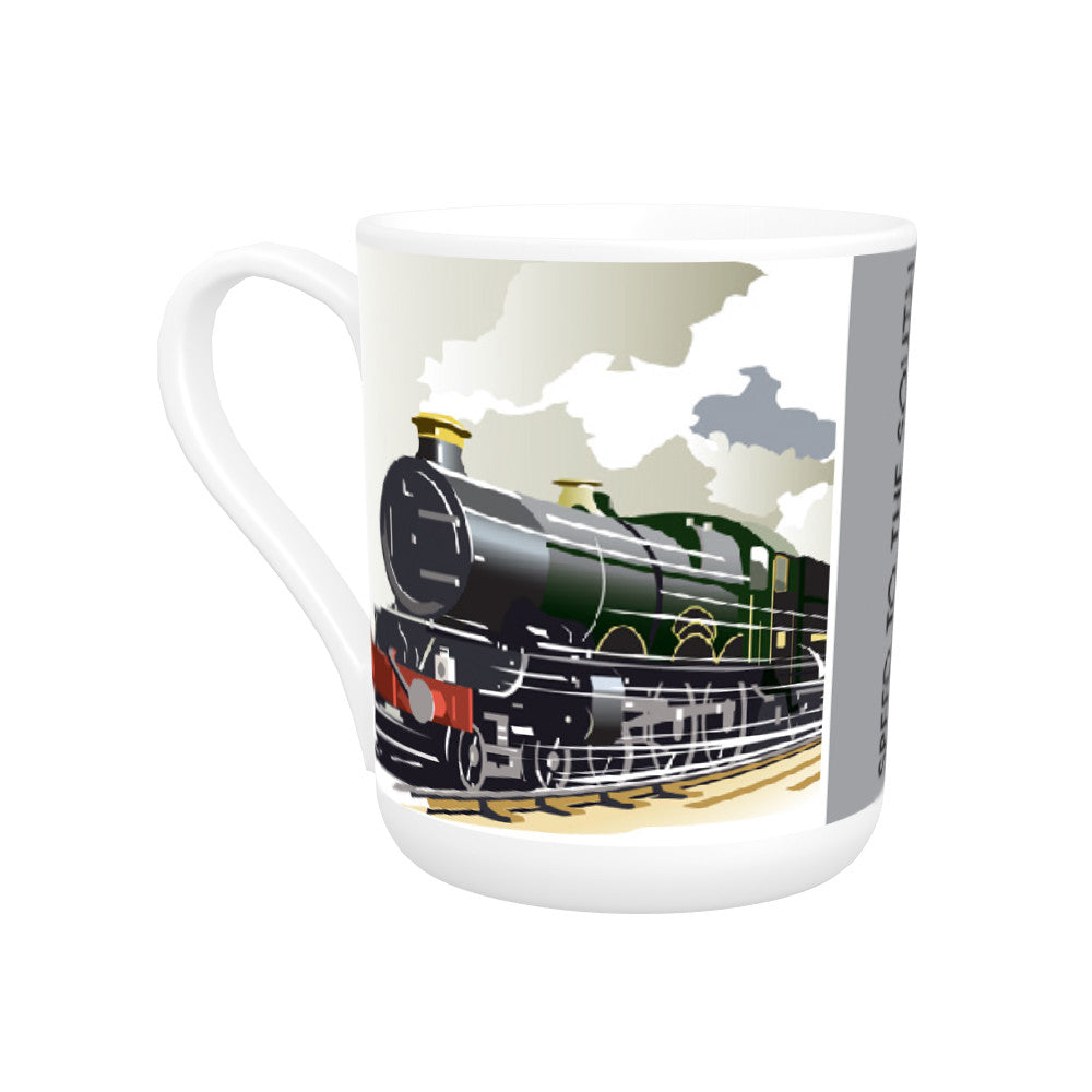 Speed to the South Bone China Mug