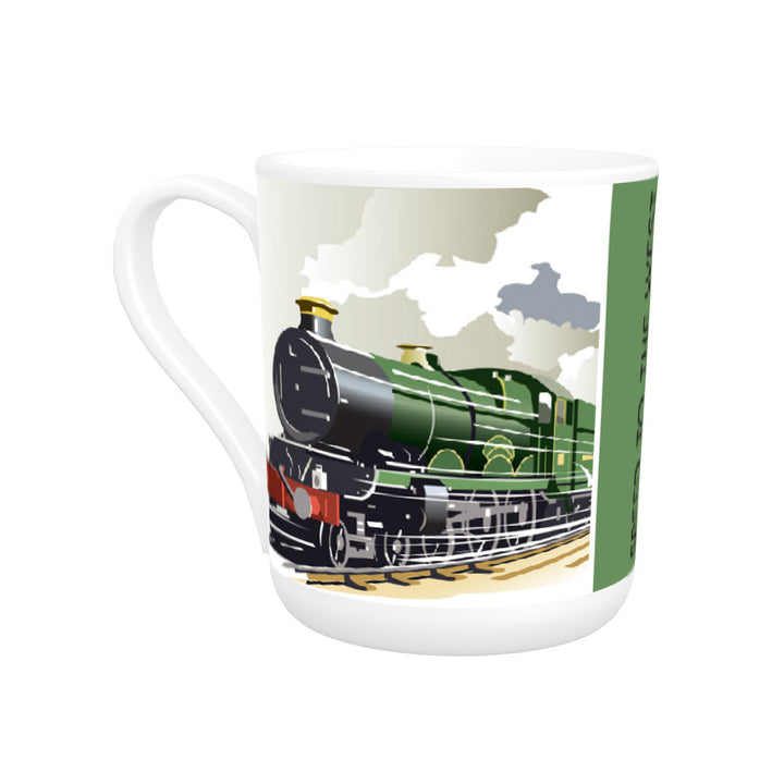 Speed to the West Bone China Mug