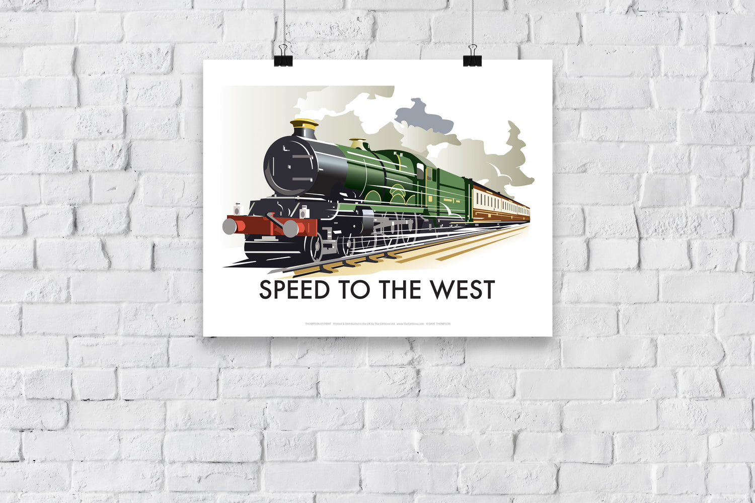 Speed to the West - Art Print