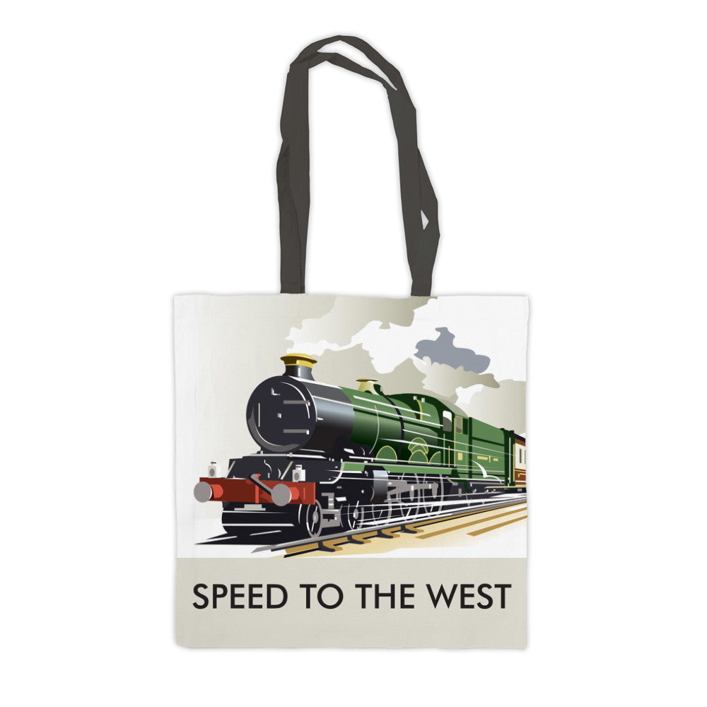 Speed to the West Premium Tote Bag