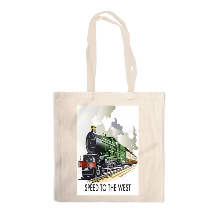 Speed to the West Canvas Tote Bag