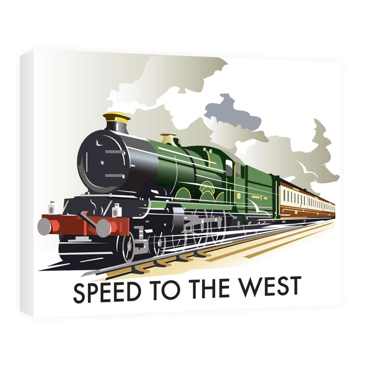 Speed to the West Canvas