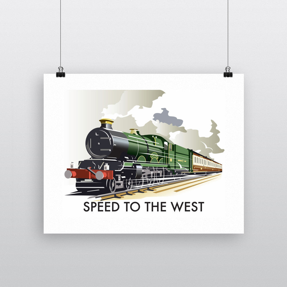 Speed to the West - Art Print