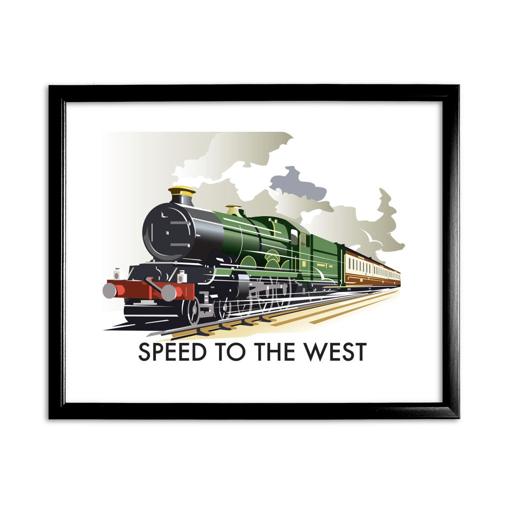 Speed to the West - Art Print