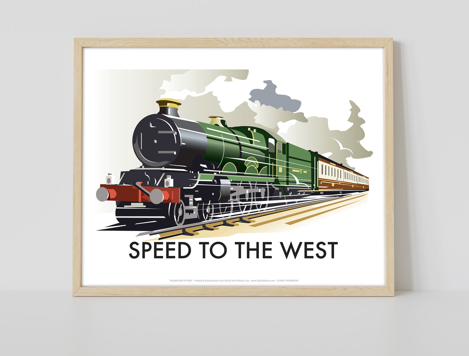 Speed to the West - Art Print