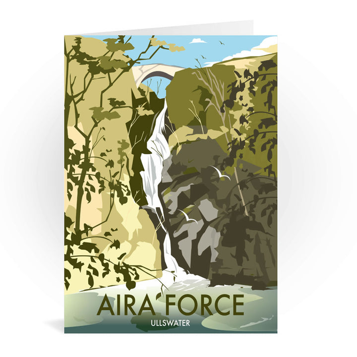 Aira Force, Ullswater Greeting Card 7x5
