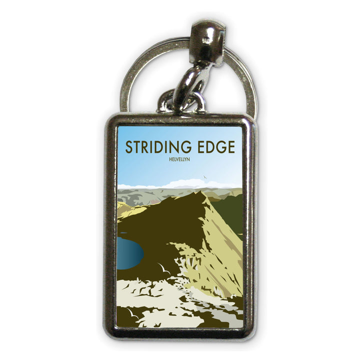 Striding Edge, Helvellyn Metal Keyring