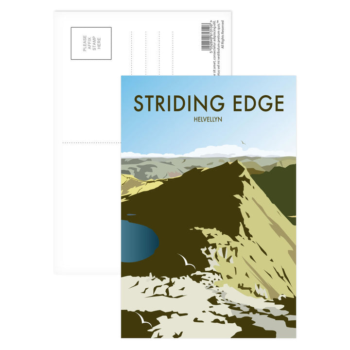 Striding Edge, Helvellyn Postcard Pack