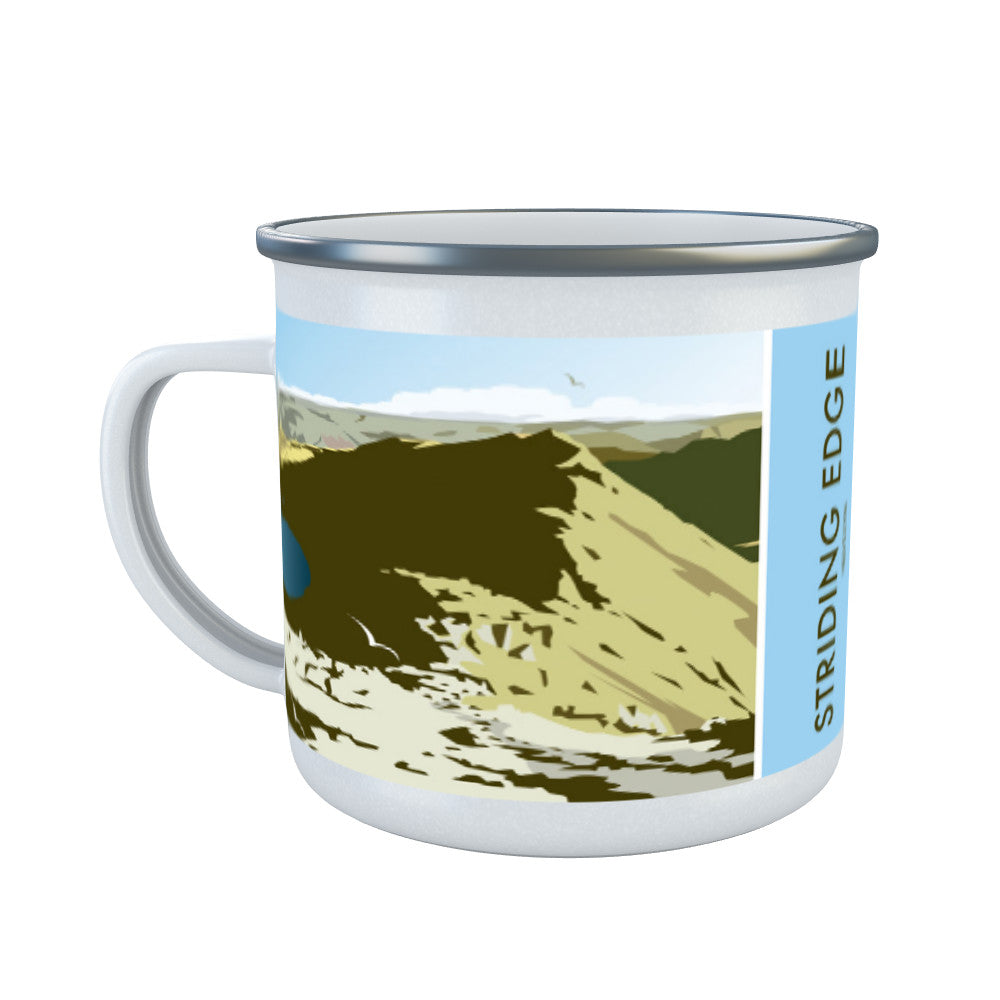 Striding Edge, Helvellyn Enamel Mug