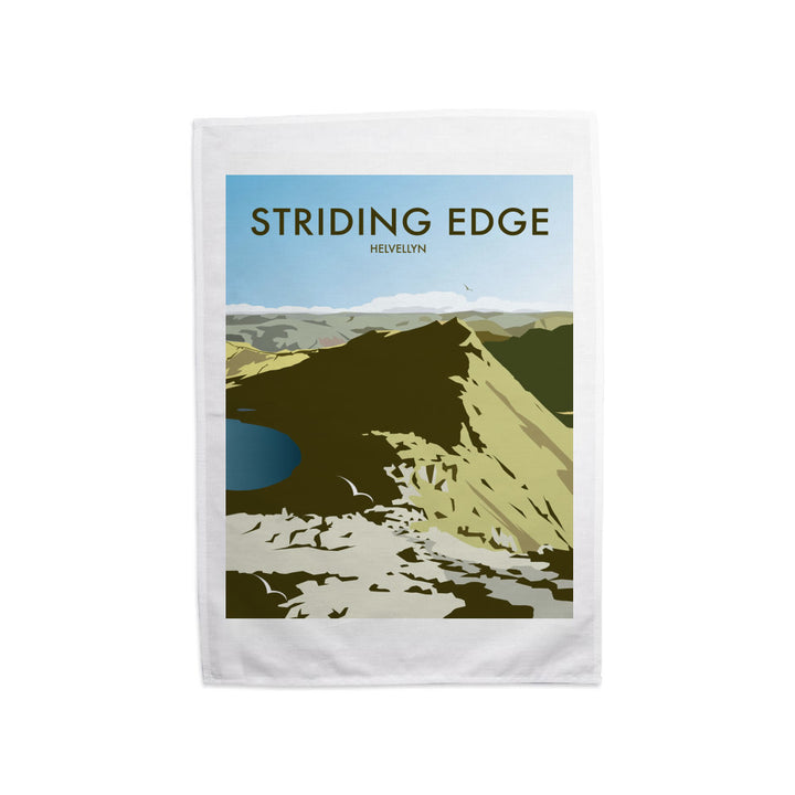 Striding Edge, Helvellyn Tea Towel