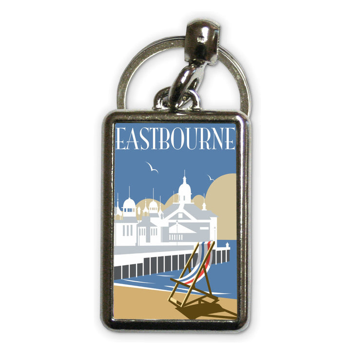 Eastbourne Metal Keyring