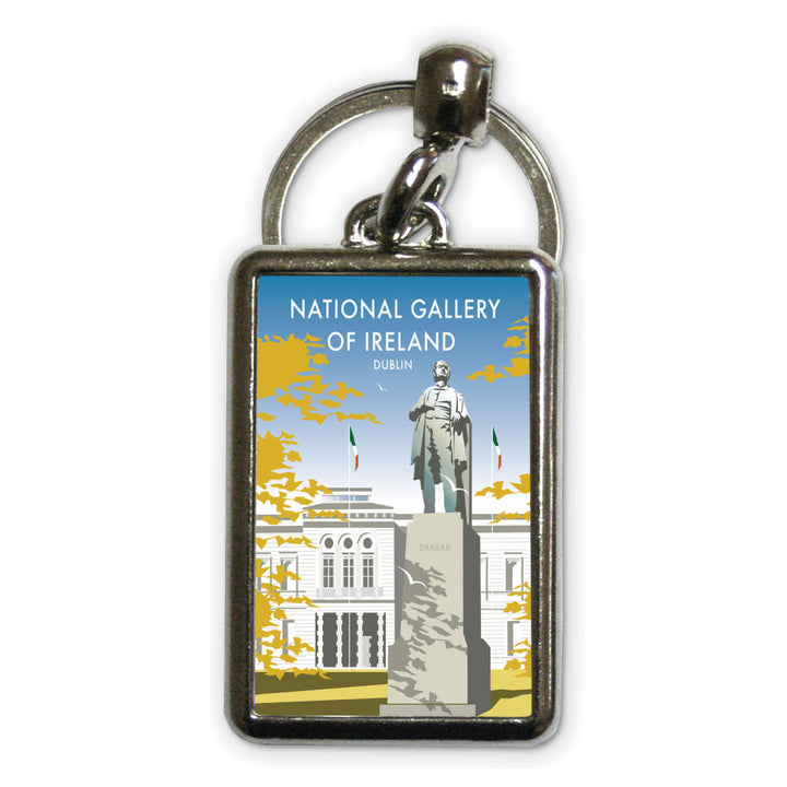 The National Gallery of Ireland Metal Keyring