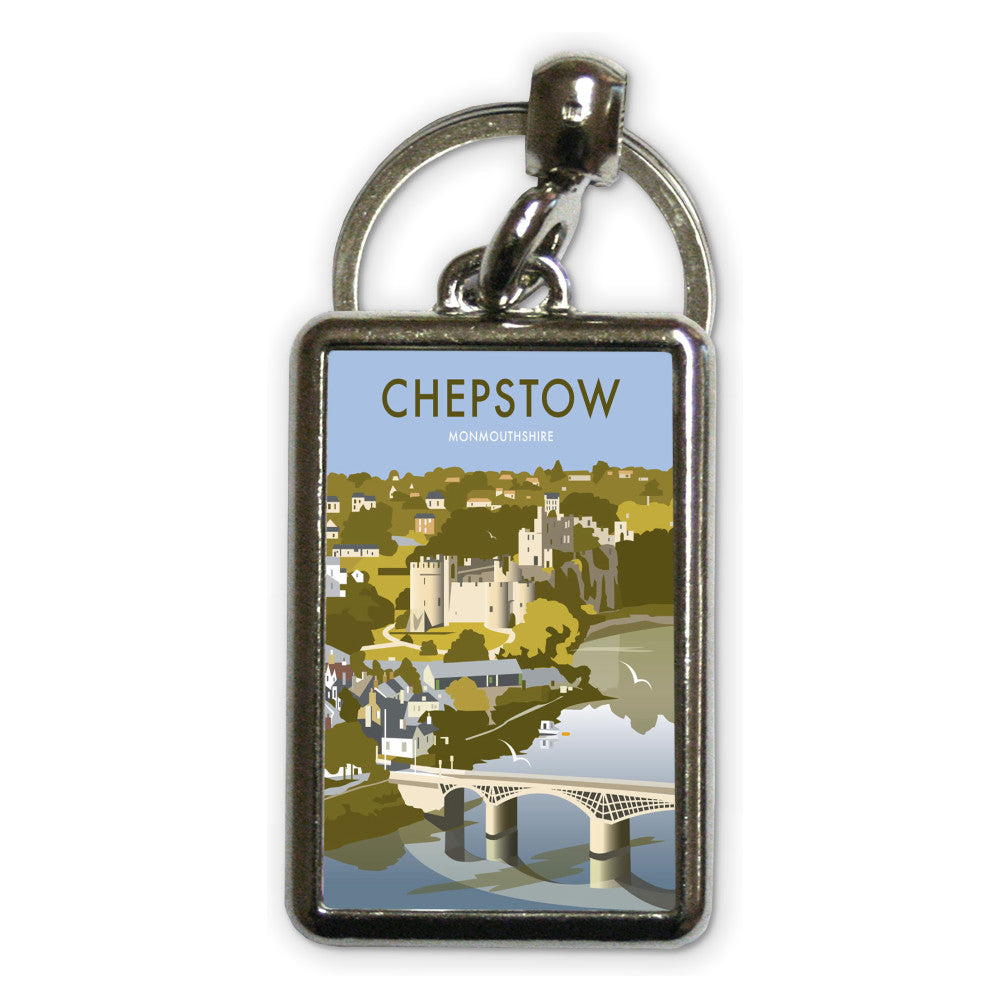 Chepstow, South Wales Metal Keyring