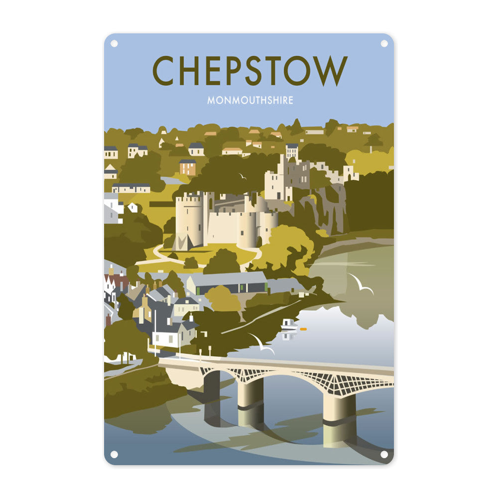 Chepstow, South Wales Metal Sign
