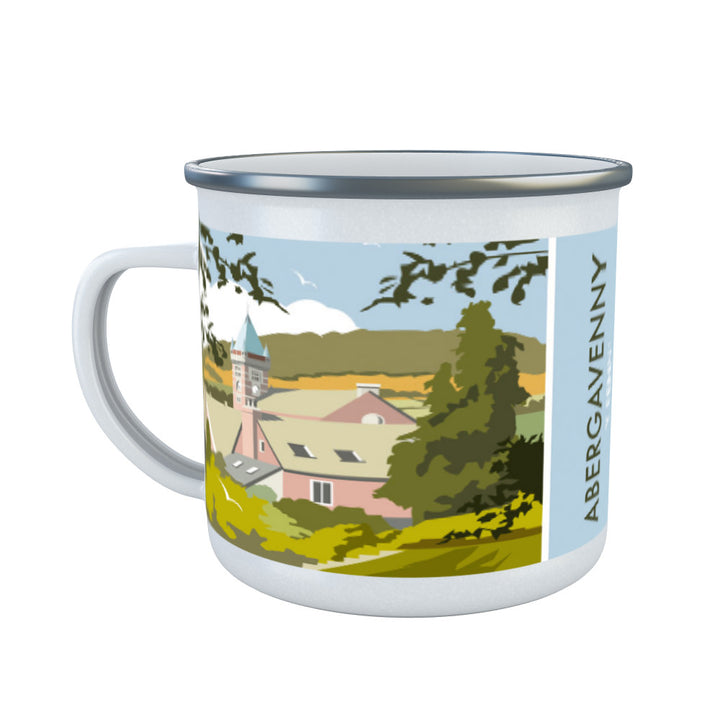 Abergavenny, South Wales Enamel Mug