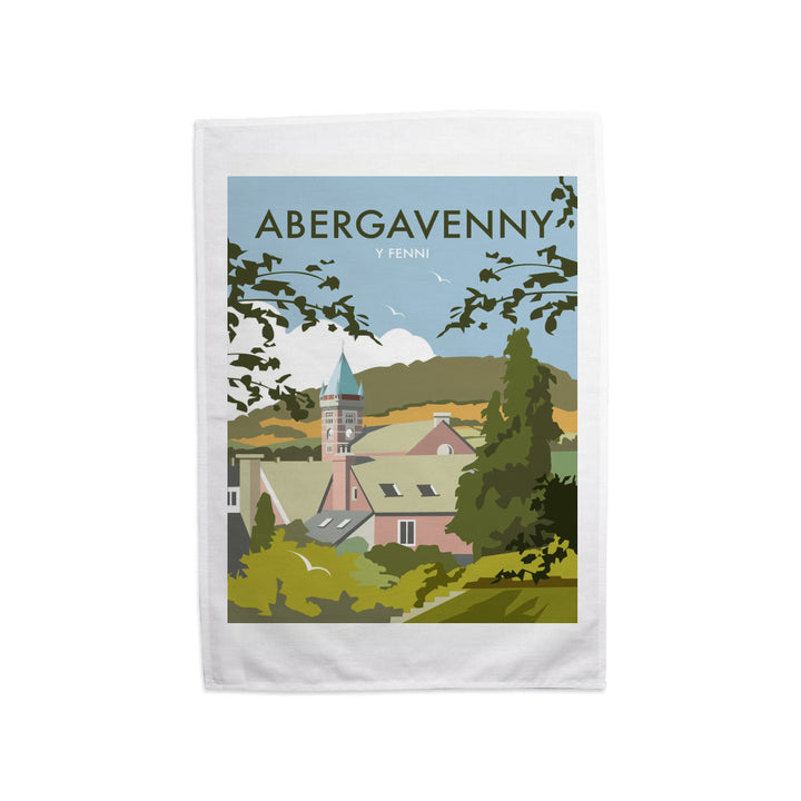Abergavenny, South Wales Tea Towel