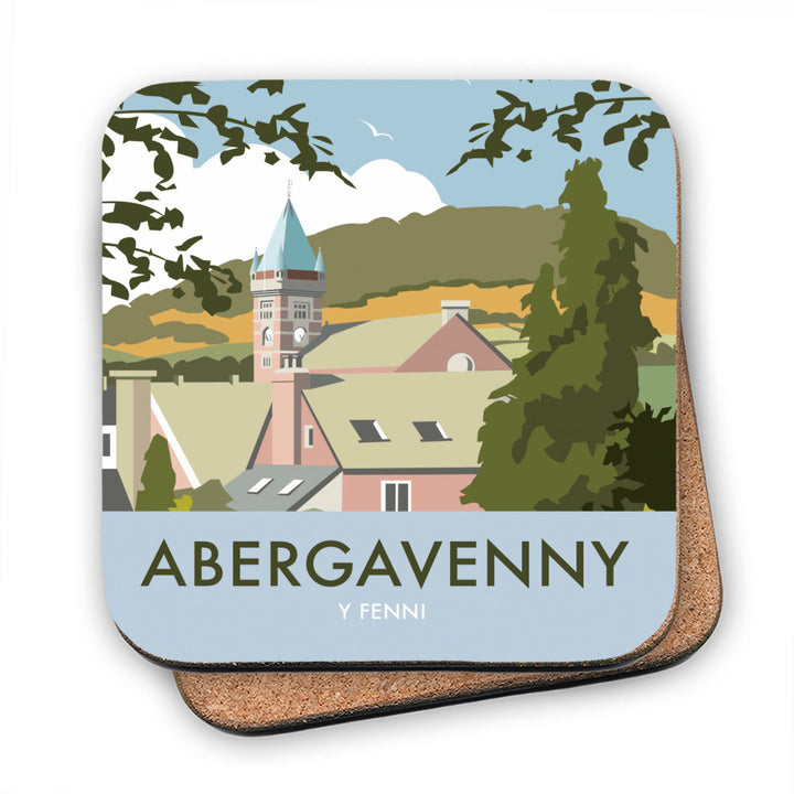 Abergavenny, South Wales MDF Coaster