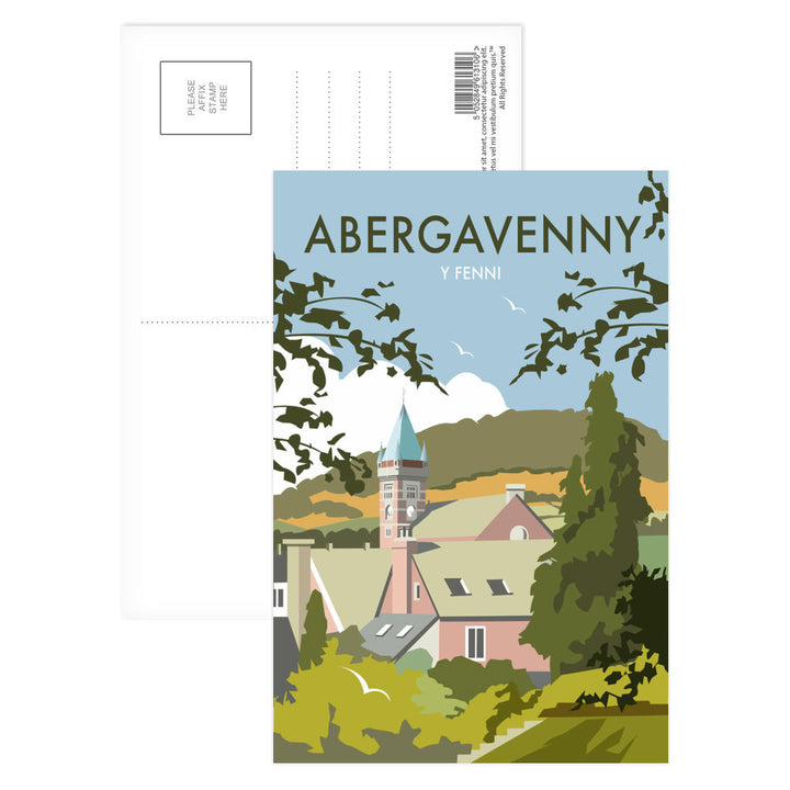 Abergavenny, South Wales Postcard Pack